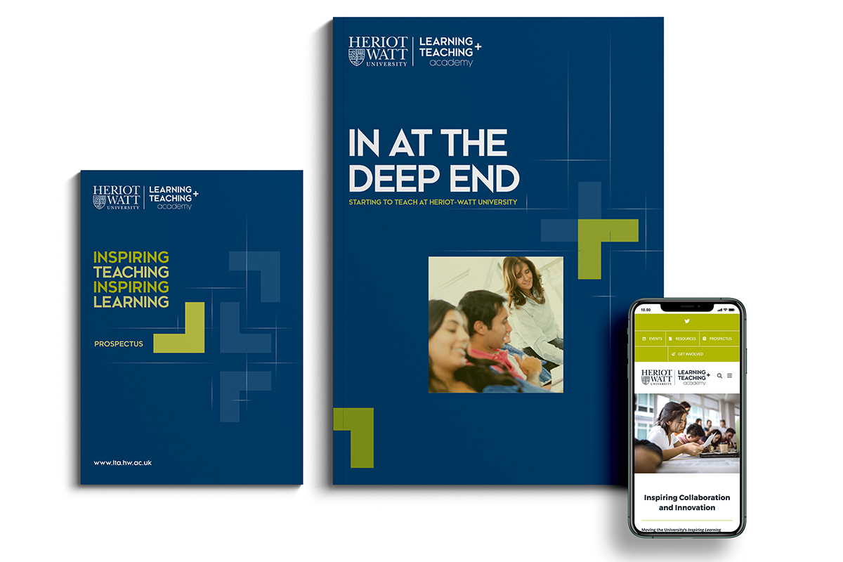 Image showing mock up of LTA booklets and website on iPhone