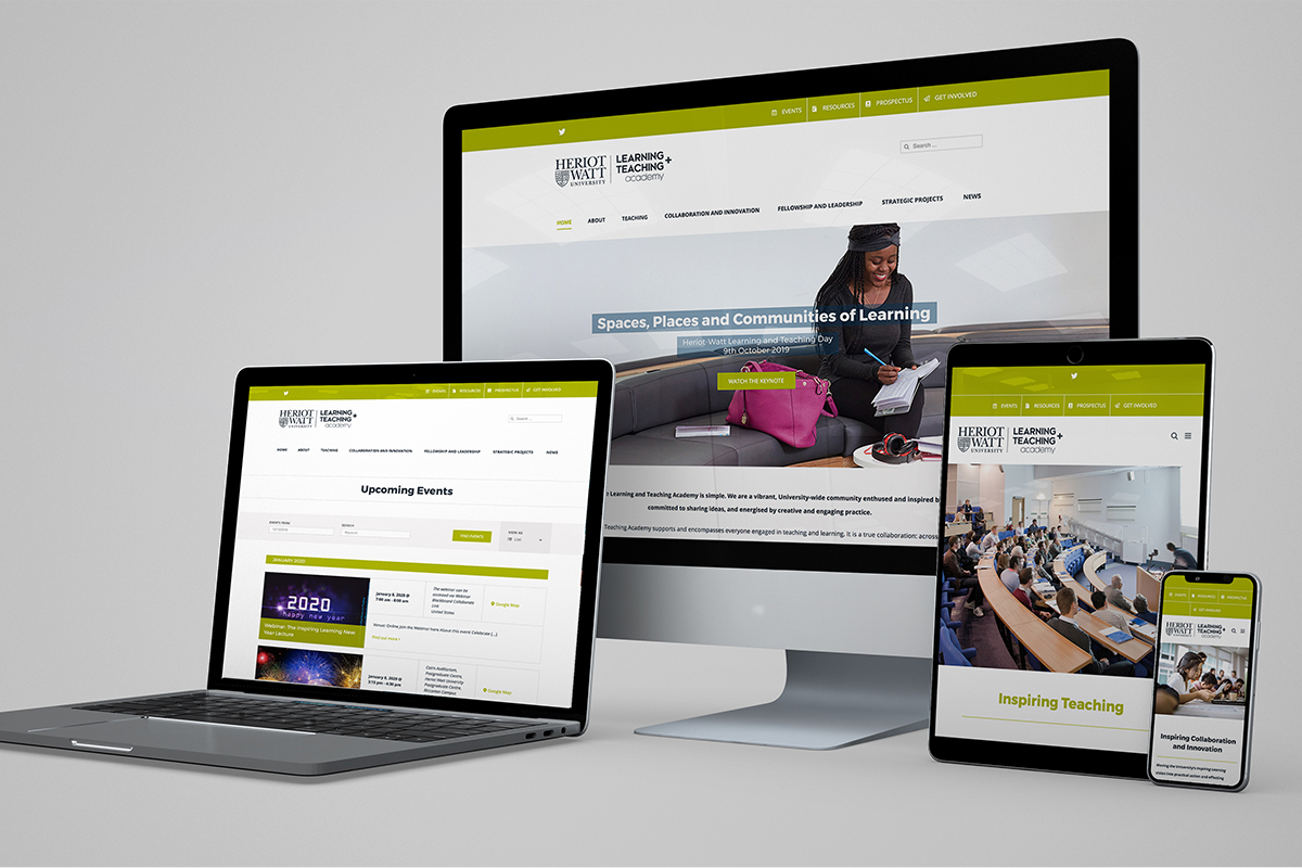 Image showing a mock up of LTA website on multiple devices