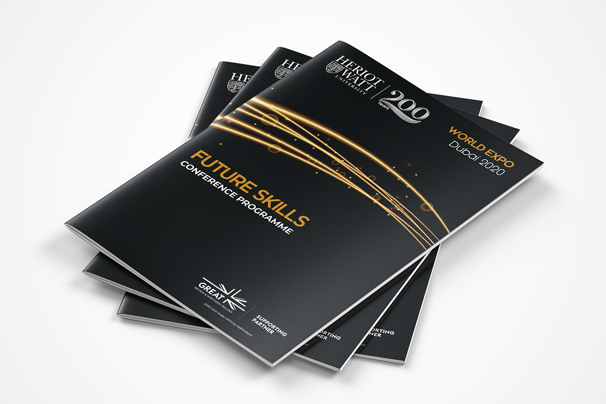 EXPO 2020 Front cover image of programme design