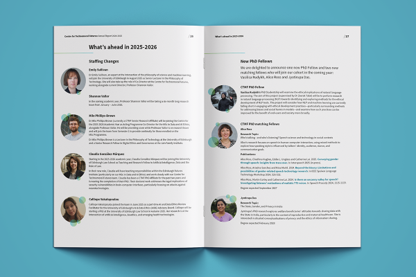 Image shows a mock of a DPS from the CTMF Annual Report on a light teal background